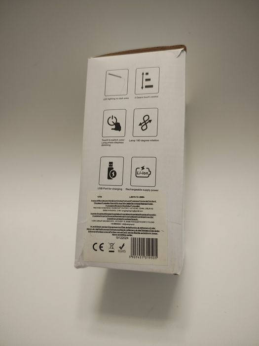 Lampa led pentru birou cu două modalități iluminare caldă/rece