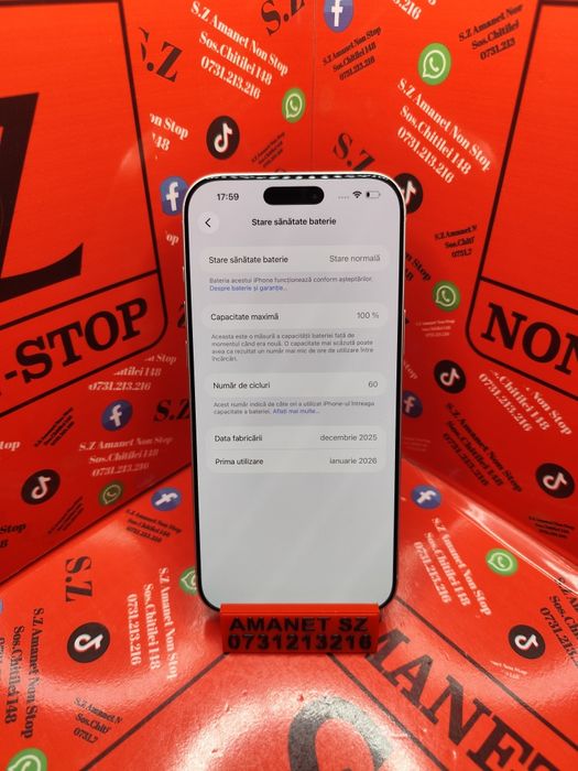 iPhone 17 Pro Max Amanet SZ Non Stop