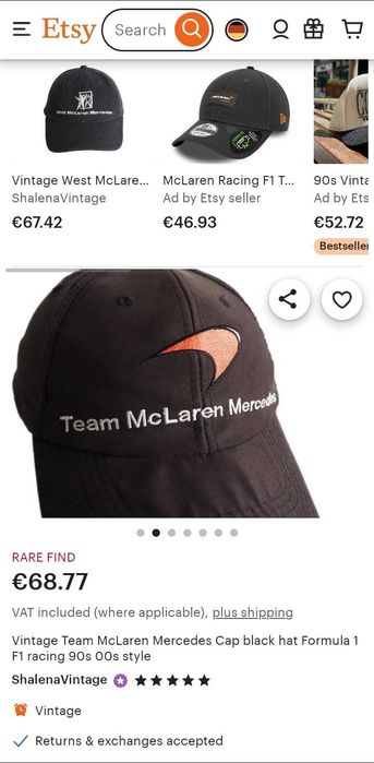 Șapca Team Mc Laren Mercedes
