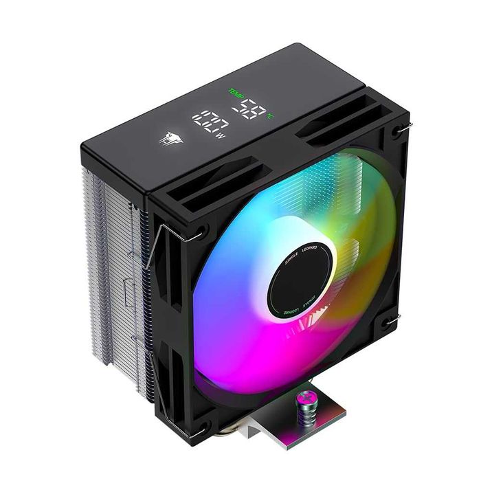 Cooler CPU Aer TZMRIT KF420 DGT ARGB cu afișaj de temperatură, pentru Intel LGA 1700/1200/115X/1851/1366/2011, pentru AMD AM4/AM5 (KF401)