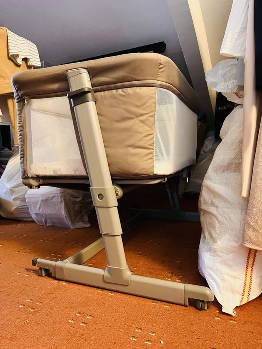 Patut atasabil co-sleeper Chicco Next2me Dream Evo , 0 luni+, bej
