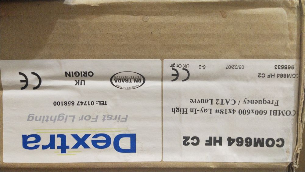 Светильники Dextra 4x18