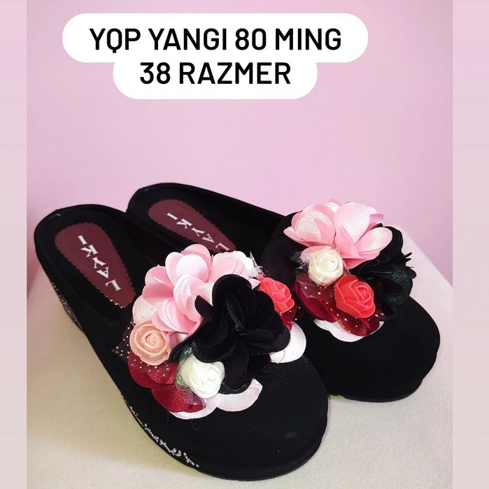 80.000 obuflar yap yangi kiyilmagan 37-38 o'lchamlarda