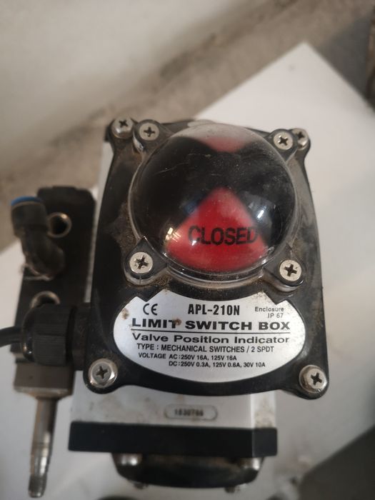 Servomotor/Actuator pneumatic full  echipat fluture  10 bar 90 grad