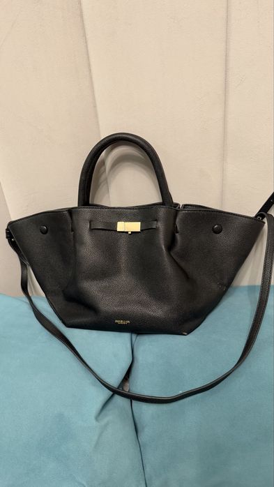 Черная сумка тоут Demellier