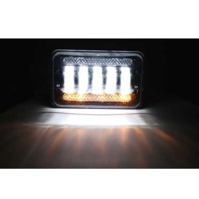 Комплект 2 Броя LED Фарове Халогени за вграждане 5 инча 17х11 см