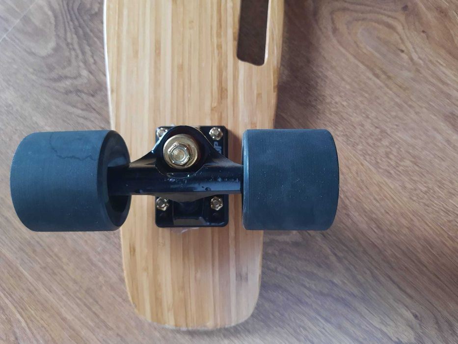 Penny board Portabil, PU, ABEC-9, Bambus, Cruiser, produs utilizat