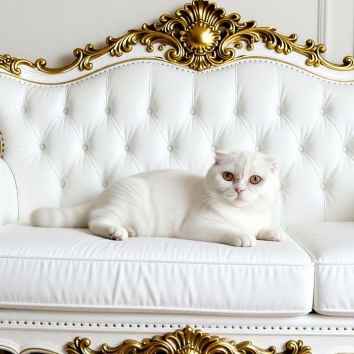 Продается шикарный котенок Белый мальчик.