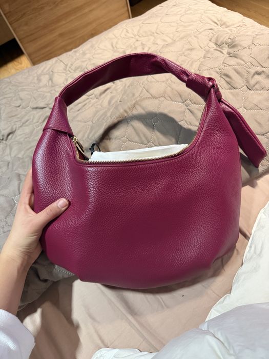 Чанта Zarena - модел Simona в цвят бордо