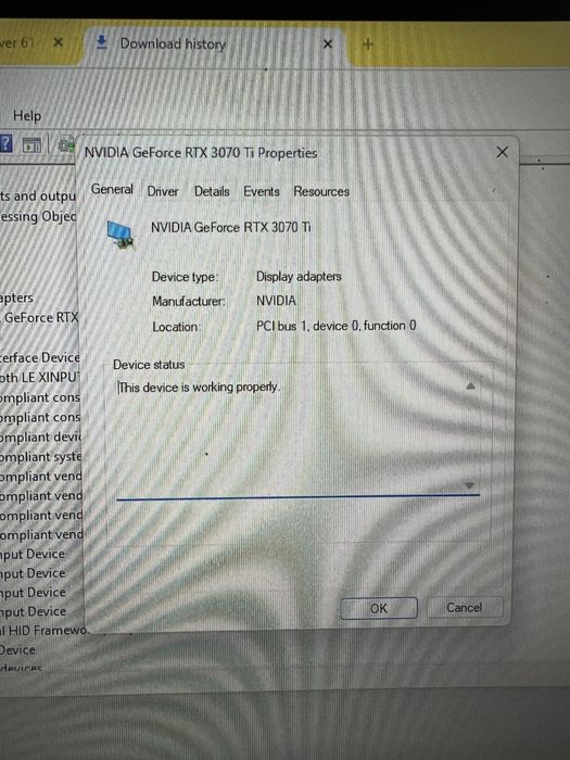 Nvidia GeForce RTX 3070 ti OC VISION 8gb
