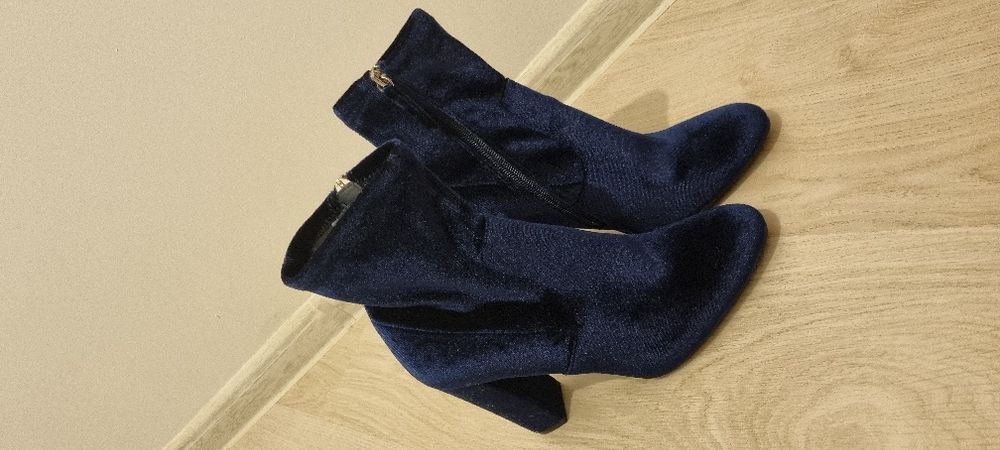 Новые ботильоны велюр