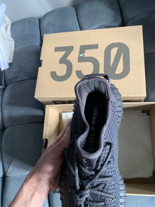 Yeezy 350v2 black reflective
