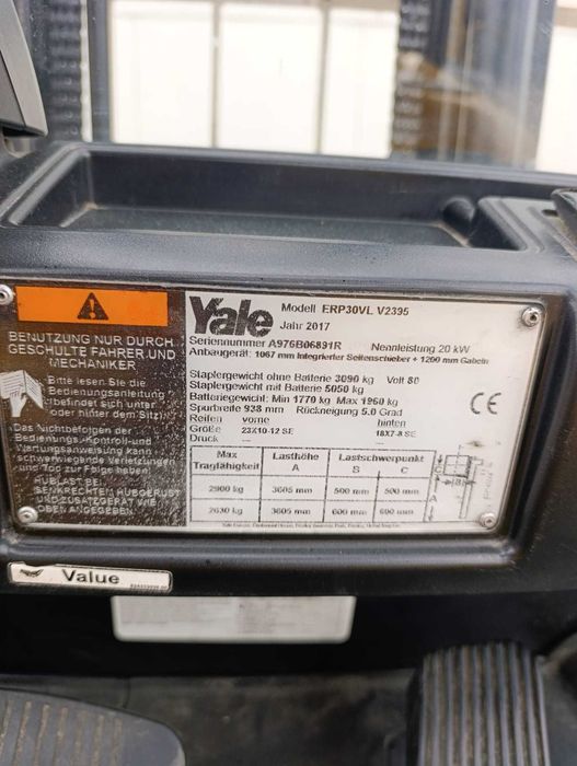 Inchiriez / vand STIVUITOR YALE ERP30VL