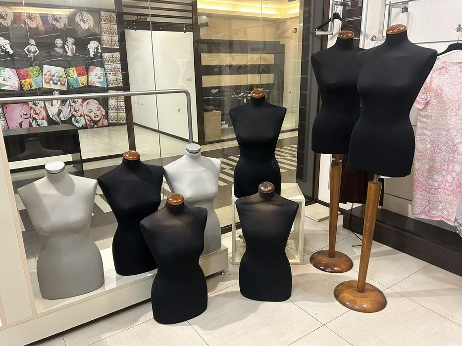 Манекени цели, шивашки манекени, манекени на стойка