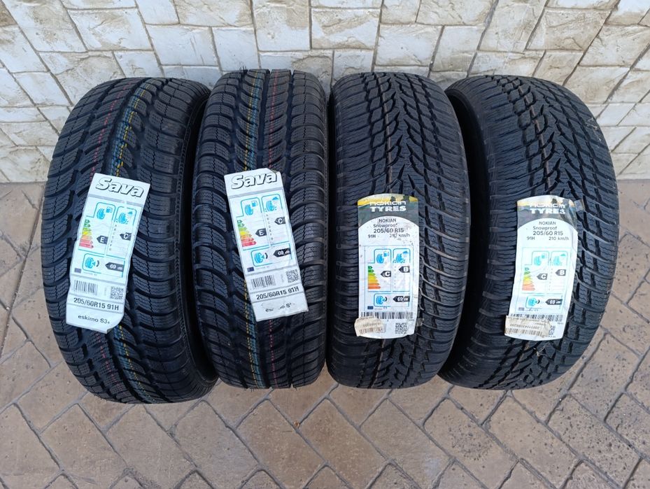 Зимни гуми SAVA,NOKIAN 205/60/15