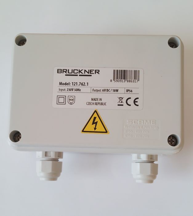 Захранване 230V/6V DC 18W, IP56