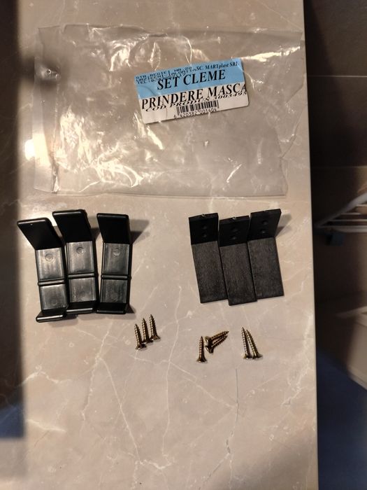 Kit montaj masca laterala cada + Set cleme masca frontala cada