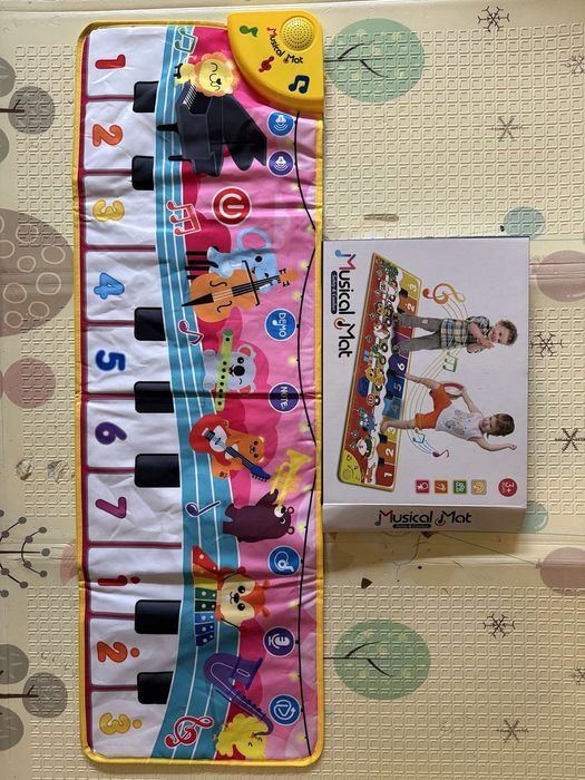 Парен Влак, Музикално килимче/пиано, Магнитен конструктор Динозавър