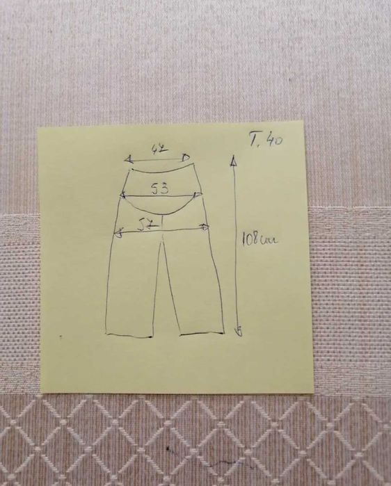 Pantalon premama, mar. 40