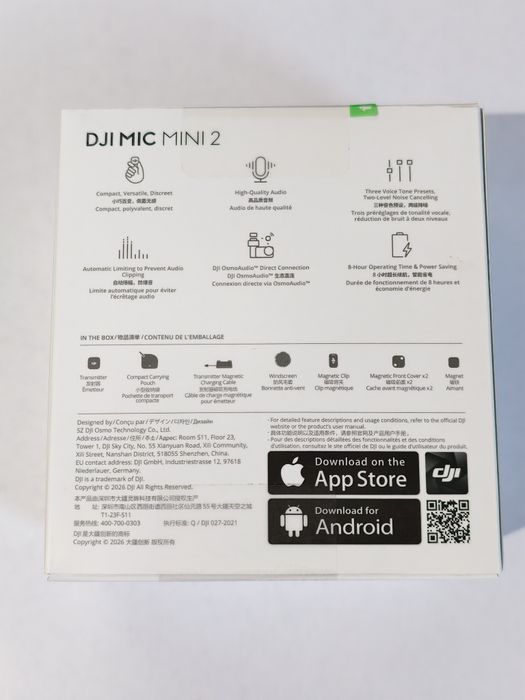 Продаётся микрофон DJI Mic mini 2