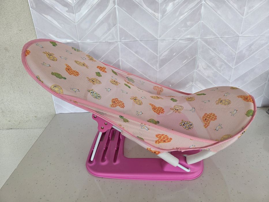 Scaun de baie bebe cu spatar pliabil