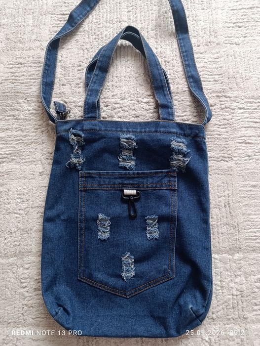 Джинсовая  сумка