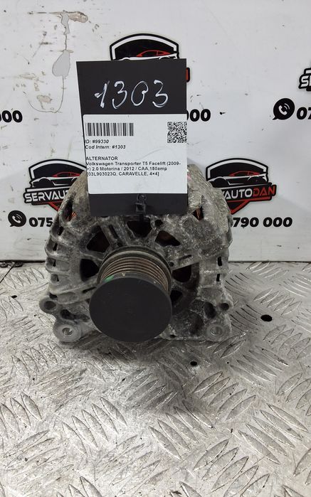 Alternator Volkswagen Transporter T5 Facelift (2009->) 2.0 Motorina 20