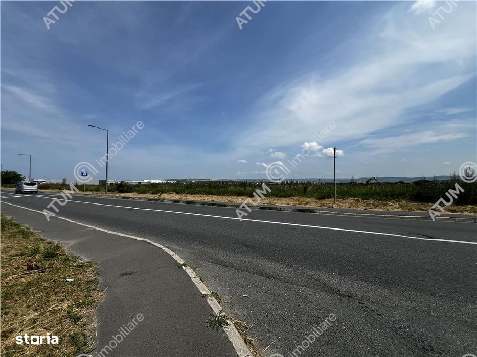 Teren intravilan de 6000 mp zona Industriala de Vest din Sibiu