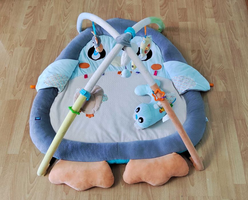 Детский развивающий коврик Playgro Пингвин