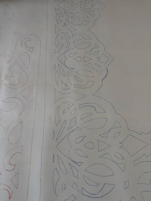 Продам лекало для шторы