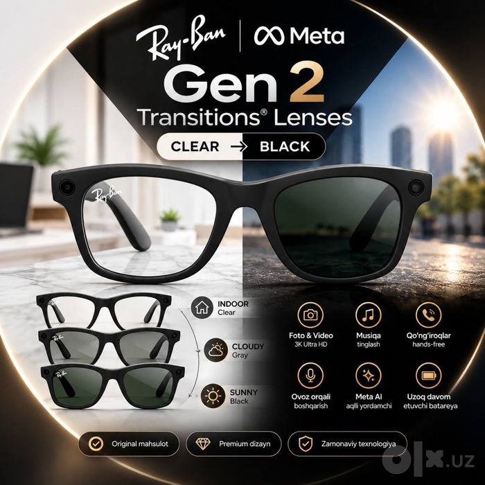 Rayban gen 2 gen 3