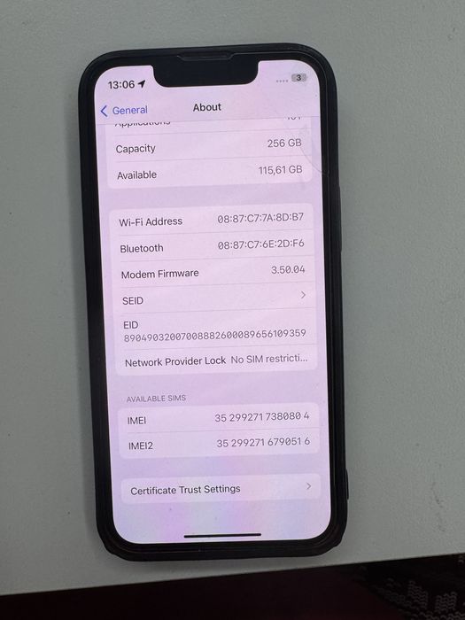 Iphone 13mini 256gb rosu