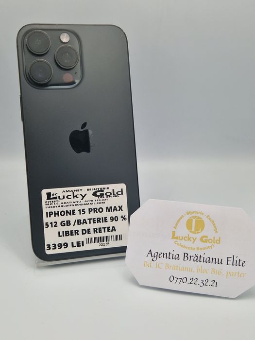 Iphone 15 Pro Max 512 GB Bat 90 cod 22235