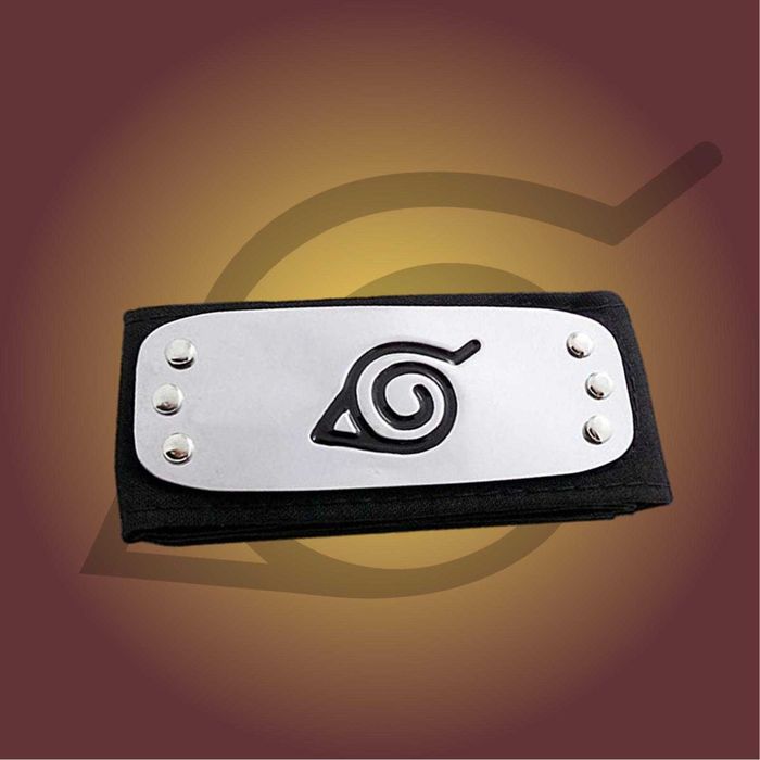 Металический протектор, аниме повязка Деревни Скрытой в Листве(Конохе)