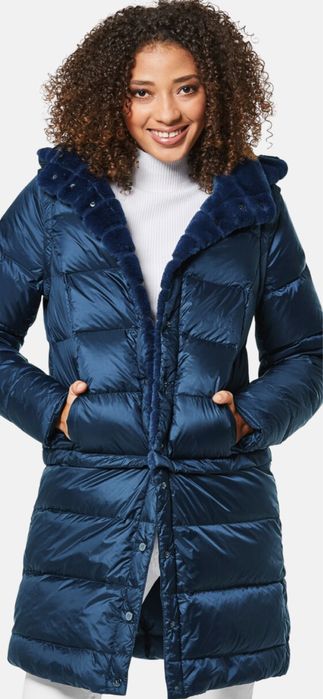 Пуховик-трансформер двусторонний