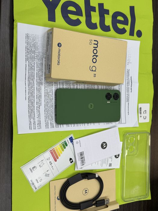 НЕАКТИВИРАН 256GB Motorola g35 5G Yettel Гаранция 2028 Green | Зелен