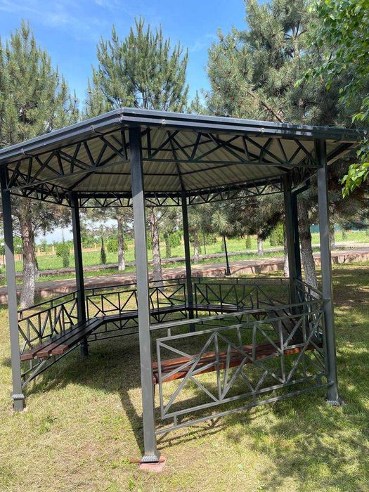 Besedka Naves Беседка Навес металлоконструкция