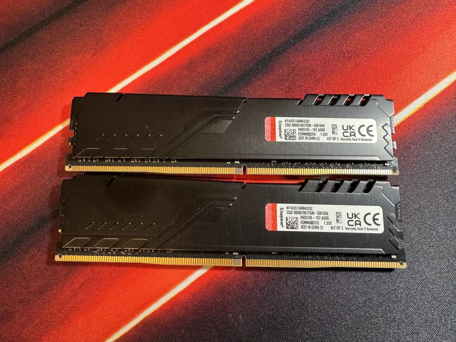 DDR4 32GB (2×16GB) Kingston FURY Beast 3200MHz CL16