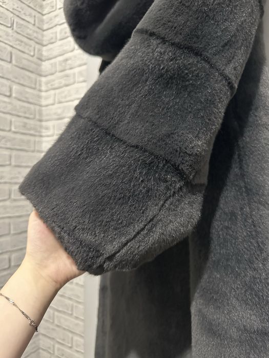 шубка темно синего цвета