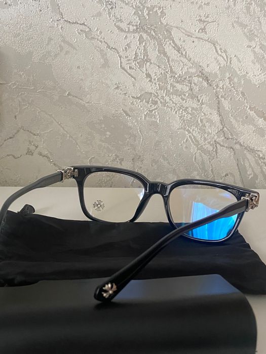 Чёрные очки Black Chrome Hearts