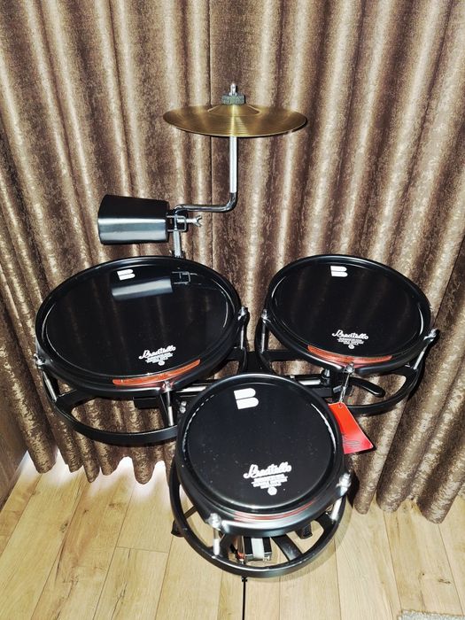 Рототоми + нови стойка/чинел 8"/коубел/палки