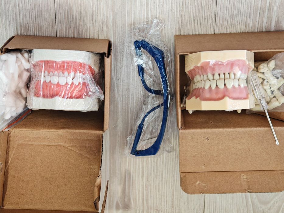 Pachet Complet student Medicină Dentară - Turbina - piese de mana - freze - arcada model dinți - matrici - polipant -