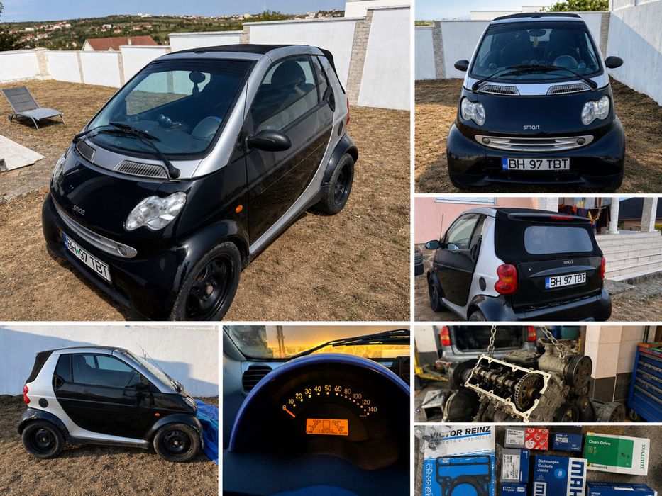 Smart Cabrio 0.6 Turbo – Motor refăcut complet | Doar 1.007 km | Gata de drum!