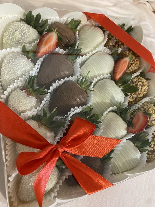 Клубника в шоколаде каллебаут