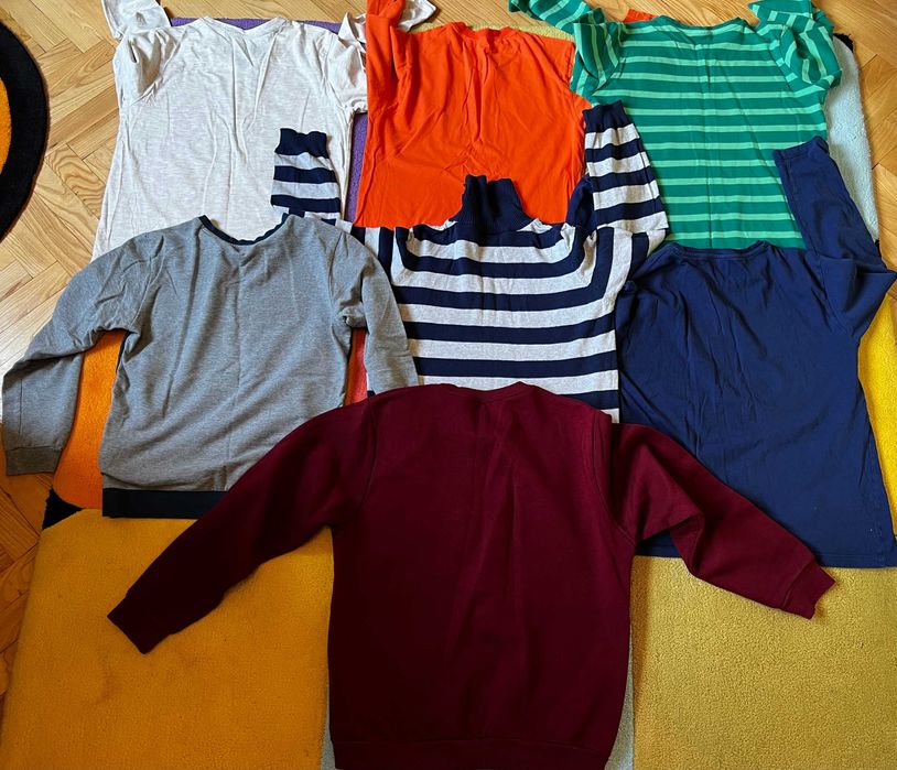 Блузи, анцузи, черни дънки, ризи - момче тийн запазени