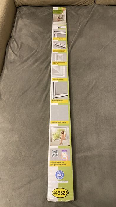 Plasa insecte/țânțari cu rama de aluminiu - Kit complet NOU