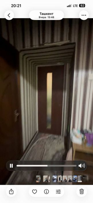 Сотилади Чилонзор 20 а квартал 2 хонали кирпич балкон 2×6