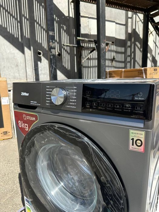 Mega aksiya Ziffler 8 kg kir moshina garantiya dastavka ustanovk