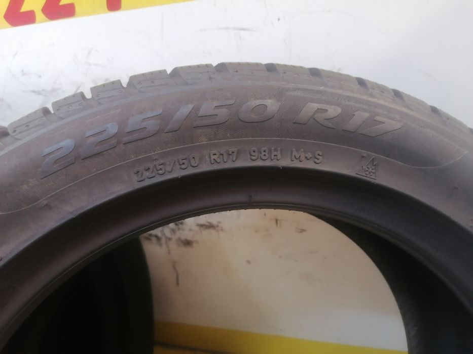 225/50/17 4 *PIRELLI iarna 98h dot 4321.   6,,11mm