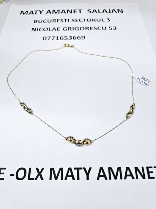 Vand lantisor dama din aur 14 k 3.19 g cod 732